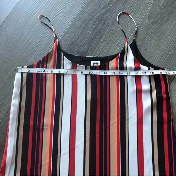Anne Klein Womens Striped Cami Spaghetti Strap Tank Top Shirt NWT Size Medium - Picture 9 of 9